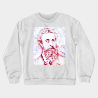 Robert Bulwer Lytton Portrait | Robert Bulwer Lytton Artwork Line Art Crewneck Sweatshirt